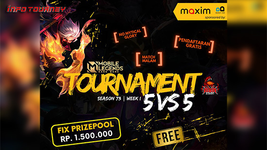 turnamen ml mlbb mole mobile legends agustus 2024 rxr esport season 73 week 1 logo