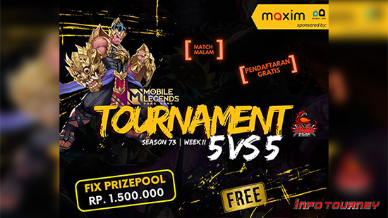 turnamen ml mlbb mole mobile legends agustus 2024 rxr esport season 73 week 2 logo