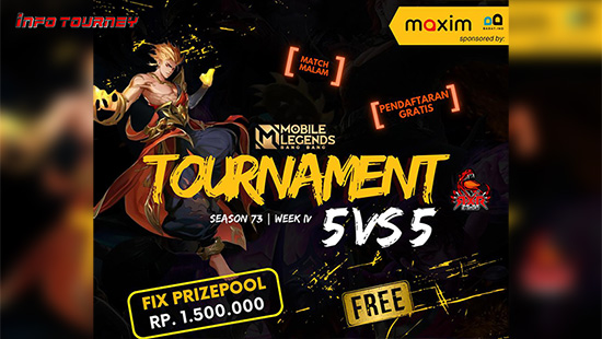 turnamen ml mlbb mole mobile legends agustus 2024 rxr esport season 73 week 4 logo