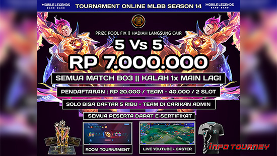 turnamen ml mlbb mole mobile legends desember 2024 prince organizer season 14 logo