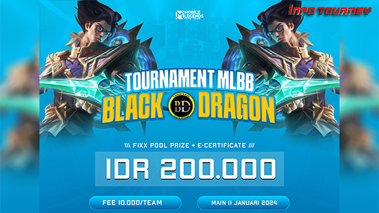 turnamen ml mlbb mole mobile legends januari 2024 black dragon logo 1