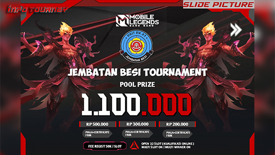 turnamen ml mlbb mole mobile legends agustus 2024 jembatan besi tour logo