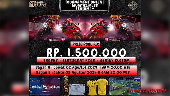 turnamen ml mlbb mole mobile legends agustus 2024 mumtaz season 14 logo