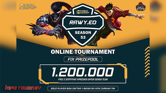 turnamen ml mlbb mole mobile legends agustus 2024 rawy season 53 logo