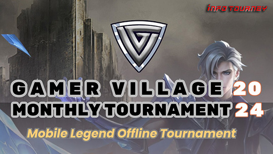 turnamen ml mlbb mole mobile legends juli 2024 gamer village monthly 2024 logo 1