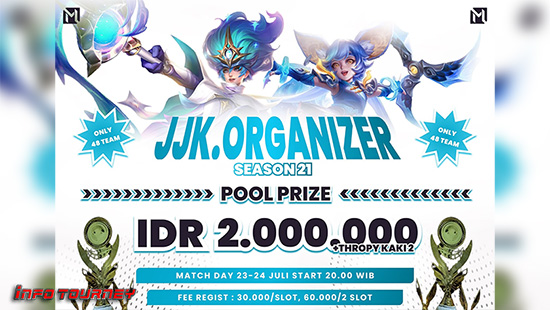 turnamen ml mlbb mole mobile legends juli 2024 jjk organizer season 21 logo