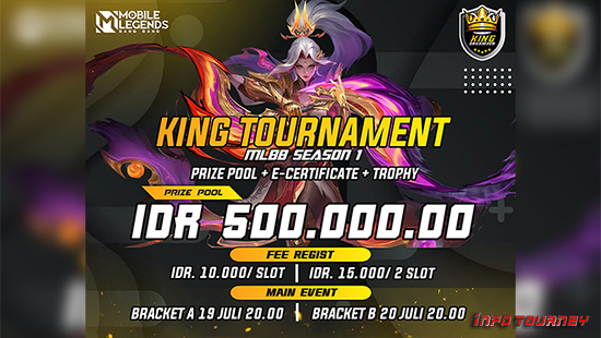 turnamen ml mlbb mole mobile legends juli 2024 king tour season 1 logo