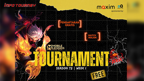 turnamen ml mlbb mole mobile legends juli 2024 rxr esport season 1 week 1 logo