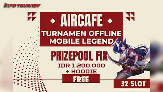 turnamen ml mlbb mole mobile legends juli 2024 air cafe logo