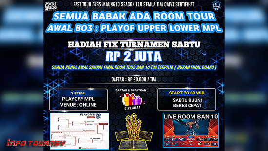 turnamen ml mlbb mole mobile legends juni 2024 maung id season 110 logo 1