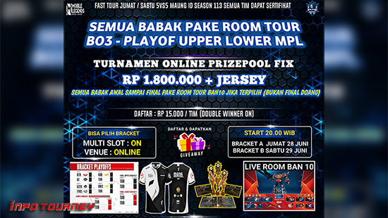 turnamen ml mlbb mole mobile legends juni 2024 maung id season 113 logo