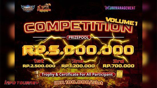 turnamen ml mlbb mole mobile legends juni 2024 perang pahlawan volume 1 logo