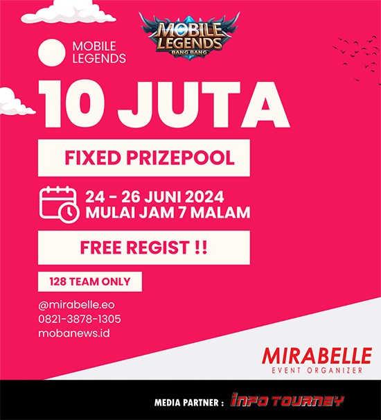 turnamen ml mlbb mole mobile legends juni 2024 miradar season 1 poster