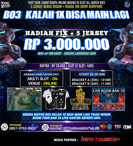 turnamen ml mlbb mole mobile legends mei 2024 maung id season 107 poster
