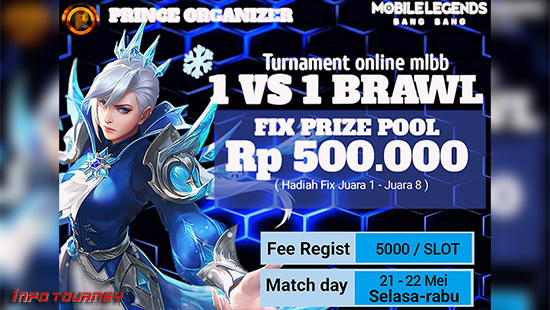 turnamen ml mlbb mole mobile legends mei 2024 prince organizer 1vs1 brawl season 52 logo
