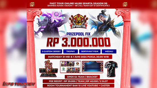 turnamen ml mlbb mole mobile legends mei 2024 sparta organizer season 99 logo