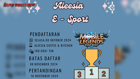 turnamen ml mlbb mole mobile legends november 2024 aleesia esport logo