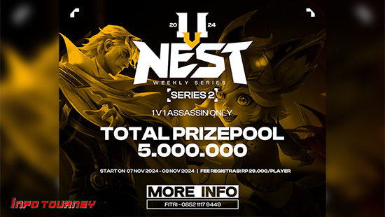 turnamen ml mlbb mole mobile legends november 2024 nest 1vs1 assassin logo