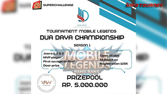 turnamen ml mlbb mole mobile legends november 2024 dua daya championship season 1 logo 1