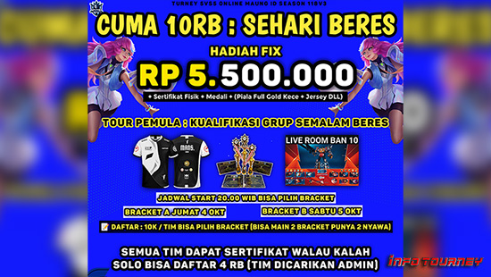 turnamen ml mlbb mole mobile legends oktober 2024 maung id cup season 118 week 3 logo