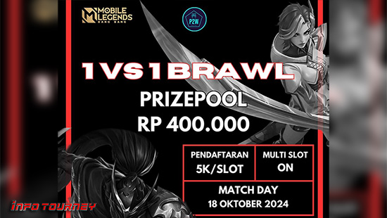 turnamen ml mlbb mole mobile legends oktober 2024 play to win 1vs1 brawl season 1 logo