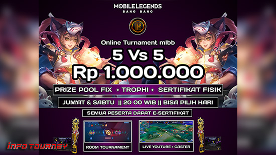 turnamen ml mlbb mole mobile legends oktober 2024 prince organizer 8 logo