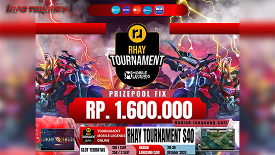 turnamen ml mlbb mole mobile legends oktober 2024 rhay tour season 40 logo
