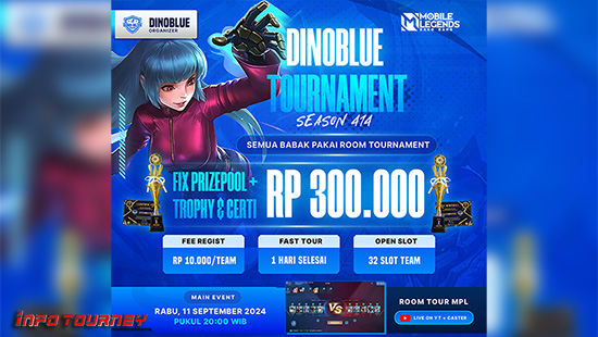 turnamen ml mlbb mole mobile legends september 2024 dinoblue season 414 logo 1
