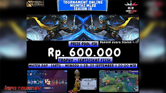 turnamen ml mlbb mole mobile legends september 2024 mumtaz season 18 logo