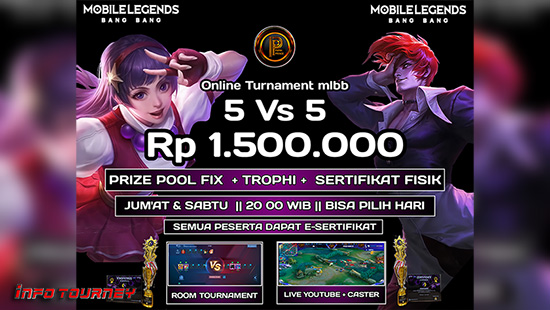 turnamen ml mlbb mole mobile legends september 2024 prince organizer 6 logo