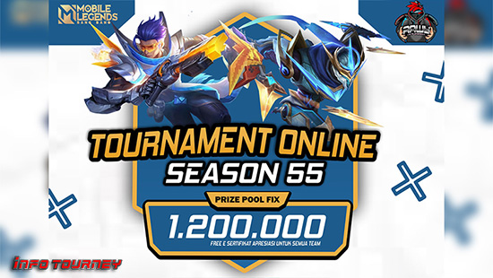 turnamen ml mlbb mole mobile legends september 2024 rawy season 55 logo