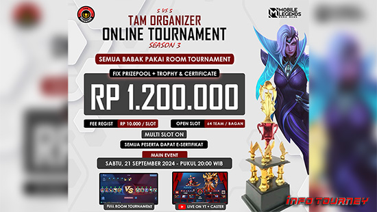 turnamen ml mlbb mole mobile legends september 2024 tam organizer season 3 logo 1