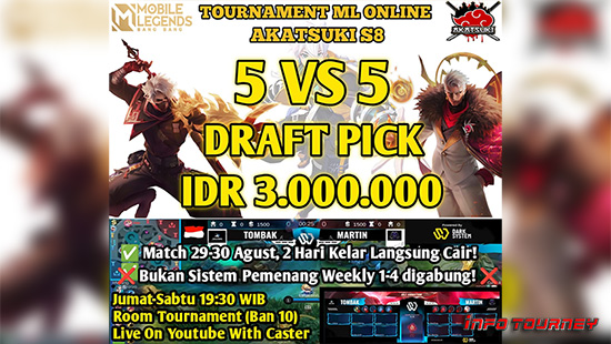 turnamen ml mlbb mole mobile legends agustus 2025 akatsuki season 8 logo