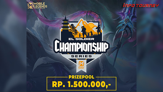 turnamen ml mlbb mole mobile legends agustus 2025 el soldier championship season 1 logo