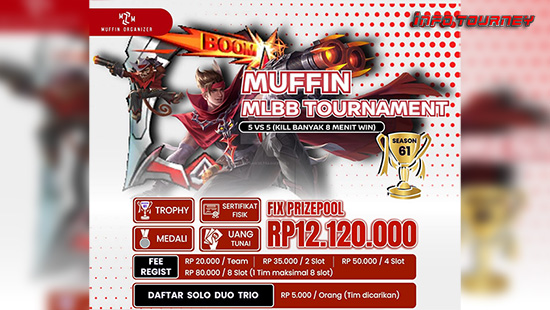 turnamen ml mlbb mole mobile legends agustus 2025 muffin season 61 7 logo