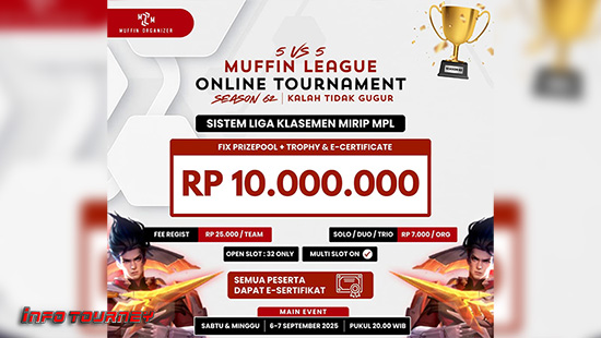turnamen ml mlbb mole mobile legends september 2025 muffin season 62 logo