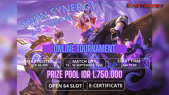 turnamen ml mlbb mole mobile legends september 2025 twin synergy 2v2 brawl logo
