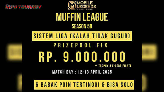 turnamen ml mlbb mole mobile legends april 2025 muffin season 58 2 logo 1