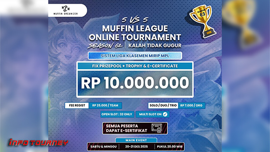 turnamen ml mlbb mole mobile legends desember 2025 muffin season 63 4 logo