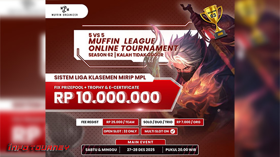 turnamen ml mlbb mole mobile legends desember 2025 muffin season 63 5 logo