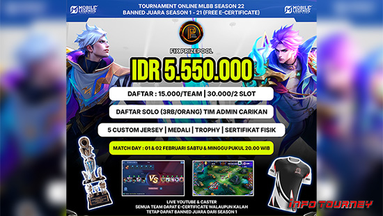 turnamen ml mlbb mole mobile legends februari 2025 prince organizer season 22 3 logo