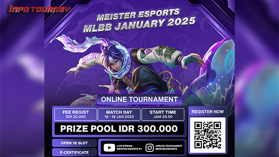 turnamen ml mlbb mole mobile legends januari 2025 meister januari 2025 logo