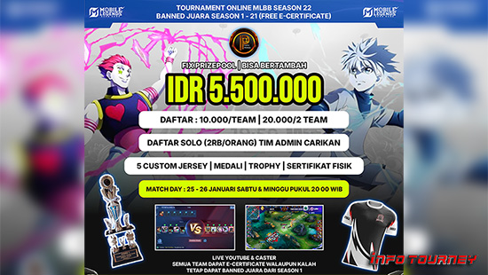 turnamen ml mlbb mole mobile legends januari 2025 prince organizer season 22 2 logo