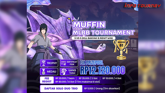turnamen ml mlbb mole mobile legends agustus 2025 muffin season 61 6 logo