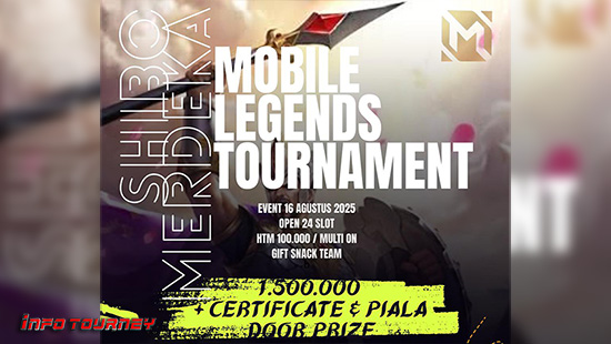 turnamen ml mlbb mole mobile legends agustus 2025 shibo merdeka logo