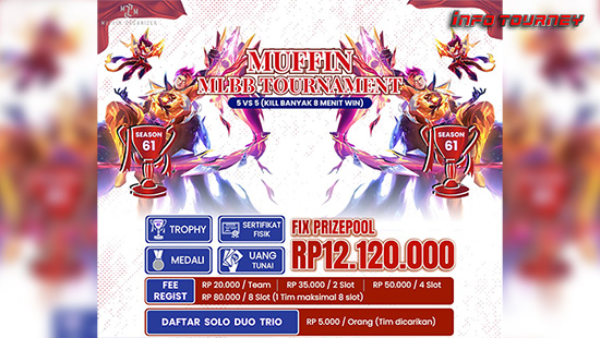turnamen ml mlbb mole mobile legends juli 2025 muffin season 61 4 logo