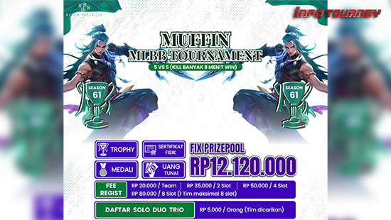 turnamen ml mlbb mole mobile legends juli 2025 muffin season 61 5 logo