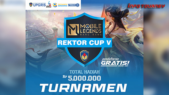turnamen ml mlbb mole mobile legends juli 2025 piala rektor upgris 2025 logo