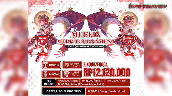 turnamen ml mlbb mole mobile legends juli 2025 muffin season 61 2 logo
