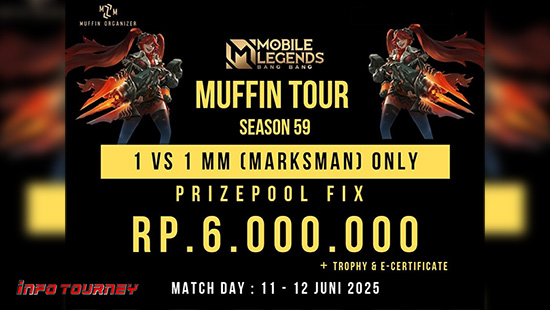 turnamen ml mlbb mole mobile legends juni 2025 muffin 1vs1 marksman 7 lobo